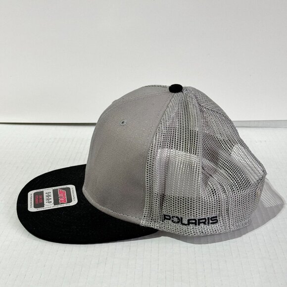 Polaris DTTO Snapback Trucker Hat Gray - Time To Ride Embroidered OSFM - Picture 8 of 12